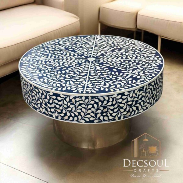 Bone Inlay Coffee Table
