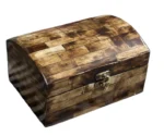 Bone Inlay Treasure Box Antique Style Handmade Wooden Jewelry Box - Image 3