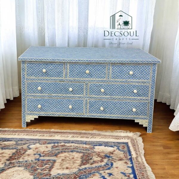 Bone Inlay Sideboard β 7 Drawers