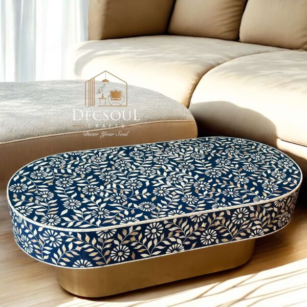 Mother of Pearl Inlay Coffee Table